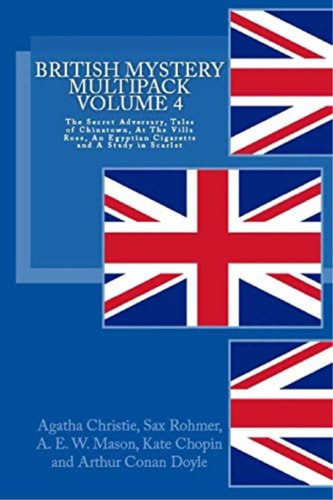 British Mystery Multipack Volume 4: The Secret Adversary, Tales Of Chinatown, Egyptian Cigarette And A Study In Scarlet, De Christie, Agatha. Editorial Oem, Tapa Blanda En Inglés