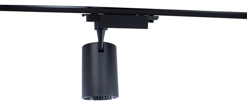 Lampara De Riel Dirigible Led 15w Kit 4 Pza Negra Luz Neutra Color Negro