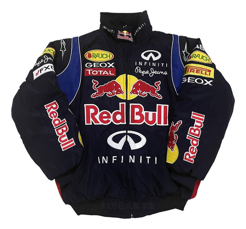 Sudadera Red Bull Navy Formula, Versión Bordad,f1