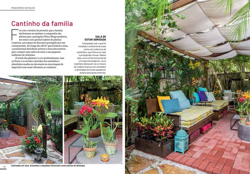 Coleção Jardim & Lazer - Edição 2 - Pequenos Espaços, de Editora Europa. Editorial Editora Europa Ltda., capa mole em português, 2020