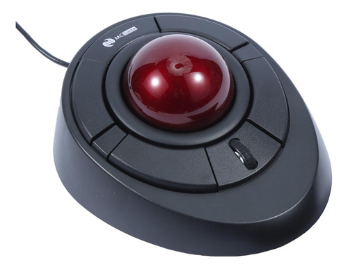 Trackball Mouse Mcsaite Com Fio Com Roda De Rolagem, Bola Ve