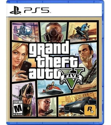 Grand Theft Auto V Gta V Ps5 Físico Sellado