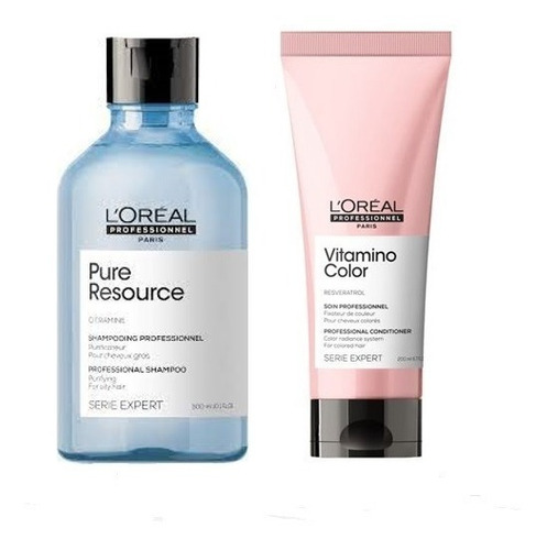 Pack Duo Pure Shampoo Y Soin Vitamino Color Loreal