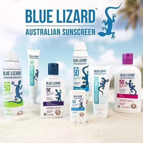 Protector Solar Mineral Blue Lizard Sensitive Spf 50 148 Ml