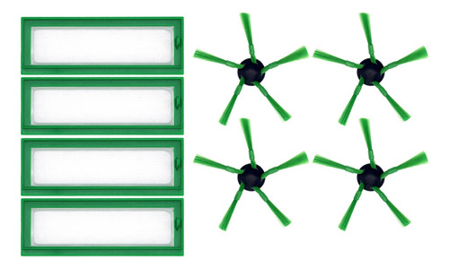 Recambio Lateral De Filtro Hepa De 8 Piezas Para Kobold Vr20