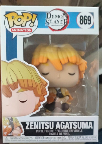 Funko Pop! Anime Demon Slayer #869: Zenitsu Agatsuma (Usado)