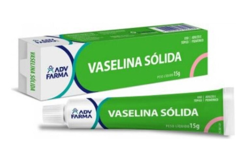 Vaselina Sólida Bisnaga 15g - Proteção E Hidratação Da Pele