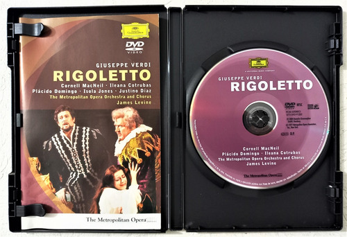 Rigoletto Giuseppe Verdi Ópera Dvd Plácido Domingo (Usado)