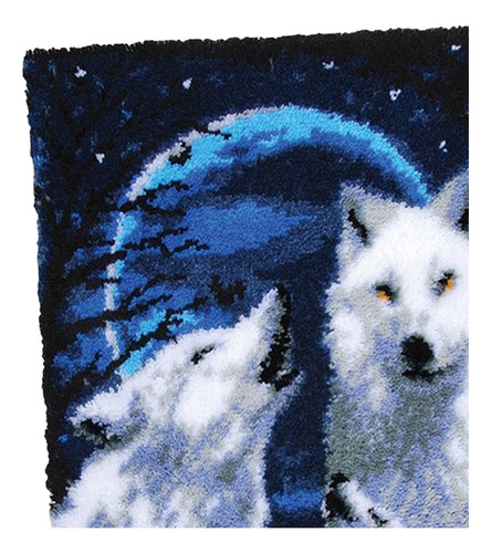 Wolves Latch Diy Kit Para Hacer Alfombras Kit Para Hacer