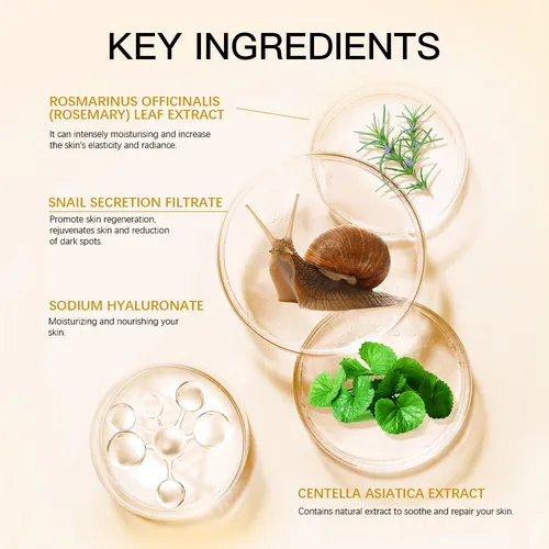 Sérum Sokgo Snail Mucin Para Hidratar Y Reparar La Piel De F