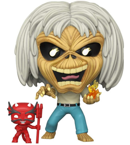 ¡funko Pop! Rocks: Iron Maiden #of La Bestia, Multicolor