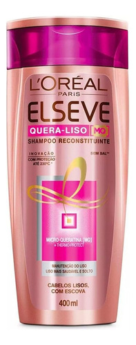  Shampoo Quera Liso Elseve 400ml