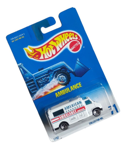 Ambulancia Americana Hot Wheels Original Sellado Blister