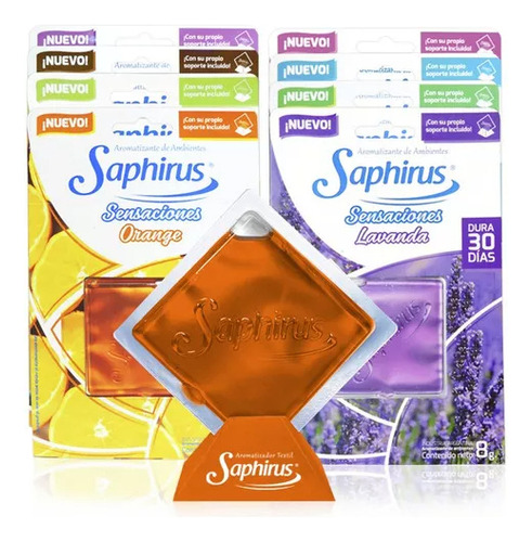 Aromatizante Ambientes Sensaciones Saphirus Vainilla