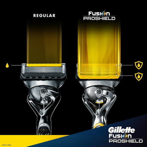 Imagen 9 de 10 de Repuestos para afeitar Gillette Fusion5 Proshield 4 u