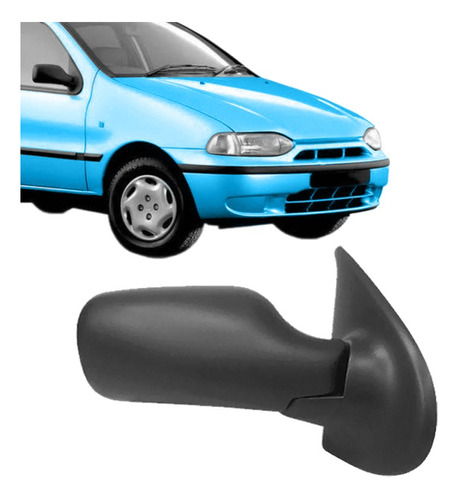 Espejo Derecho Fiat Siena Con Control 1996 - 2000