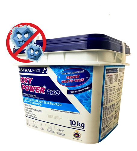 Balde Oxy Power Pro 56% Cloroativo Estabilizador Concentrado