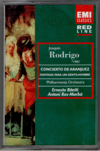 Cassette  Joaquín Rodrigo: Concierto De Aranjuez
