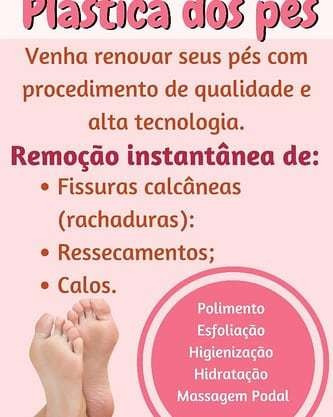 Imagem 1 de 1 de Plástica Dos Pés+ Hidratação Profunda