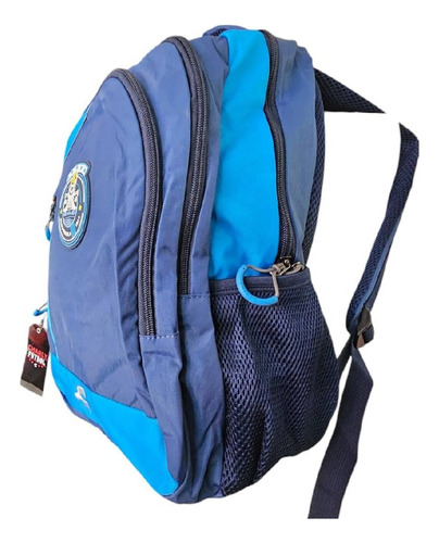 Mochila Deportiva Club Puebla Azul 8066941 Charly Azul/celeste Liso