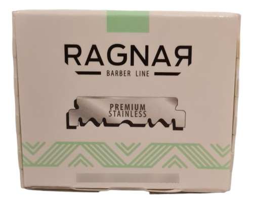 Ragnar Caja De Filos Hoja Navaja Afeitar Barberia X 100