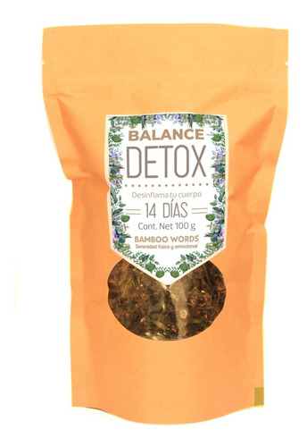 Té Detox 14 Días - Desinflama Tu Cuerpo (100 Gr. Muitle)