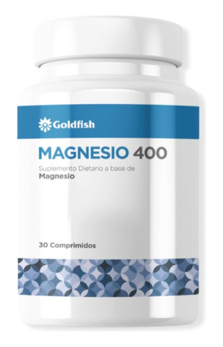 Magnesio Goldfish 400 X 30 Comprimidos Sabor Sin sabor