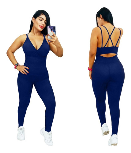 Enterizo Deportivo Mujer Ropa Fit Gym