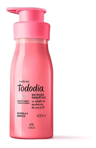 Creme Hidratante Natura Tododia 400 Ml Acerola Hibisco