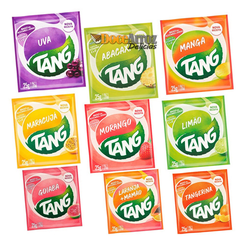 Suco Tang Atacado 7 Caixas 100 Envelopes Com 25g Cada Env