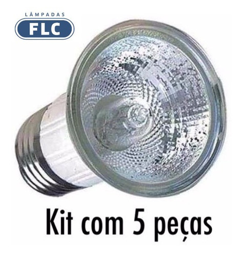 Lampada Mini Dicróica Halógena 35w 220v Gu10 - Kit C/ 15 Pçs Cor da luz 2700k