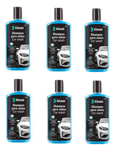 Pack 6 Shampoos Para Autos Set Para Car Wash Auto Lavado