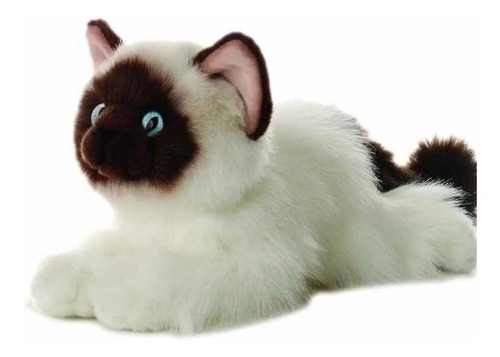 Peluche De Gato Siames Aurora World Animal Bella De 31 Cm