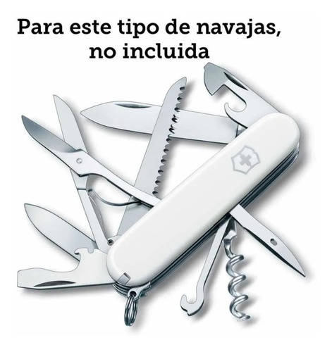 Imagen 2 de 2 de Fundas De Piel, Cordon, P/navaja De 91 Y 111 Mm Victorinox