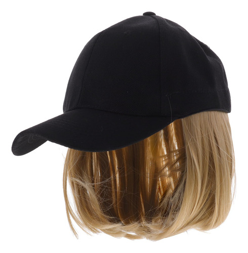 Peluca De Lona Con Sombrero Extensiones De Cabello Para