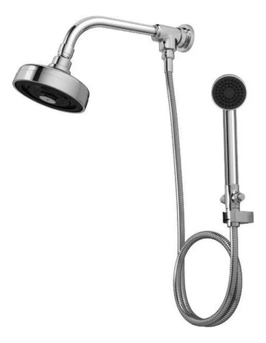 Duchas Deca Acqua Plus 1990.C.STD.KIT redondo cor prateado cromada 