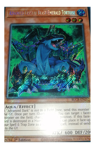 Advanced Crystal Beast Emerald Totoise Yu-gi-oh! Original