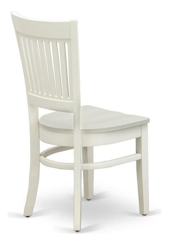 Sillas De Comedor De Madera Con Respaldo Listón Juego De 2 B
