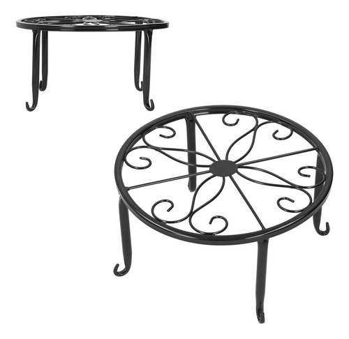 Soporte Para Plantas De Hierro Forjado Para Interiores Y Ext