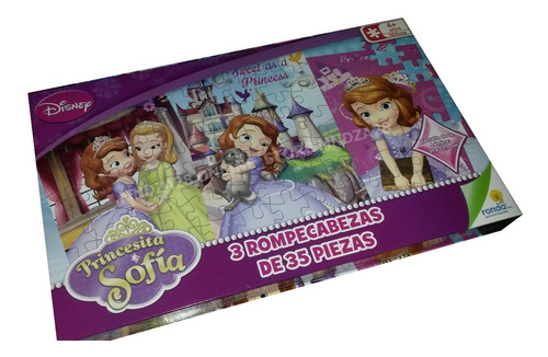 Rompecabezas 3 En 1 Princesita Sofia / Disney (a)
