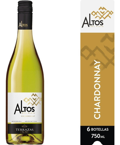Imagen 1 de 7 de Vino Altos Del Plata Chardonnay Caja 6u X 750ml