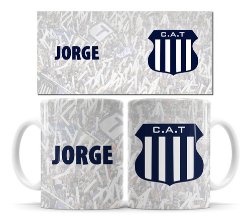 Taza Talleres De Córdoba - Nombre Personalizada - Cerámica