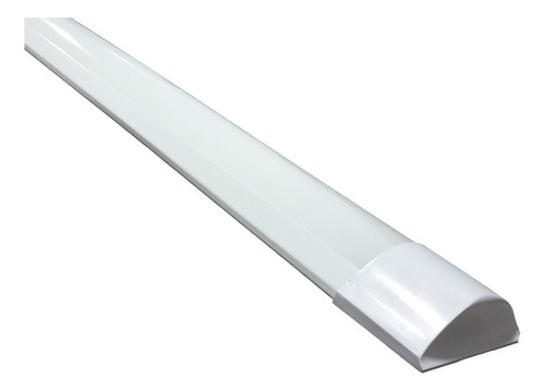 Luminaria Led Linear Flex Plafon Sobrepor Slim 40w 120cm Cor Branco 6000k Branco Frio - Bivolt