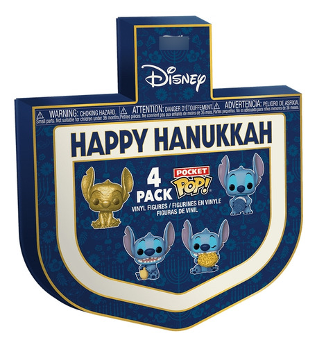 Funko Pop Pocket Happy Hanukkah Stitch 4-pack