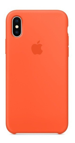 Funda De Silicon Para iPhone X | Xs | Xr | Xs Max Color Naranja