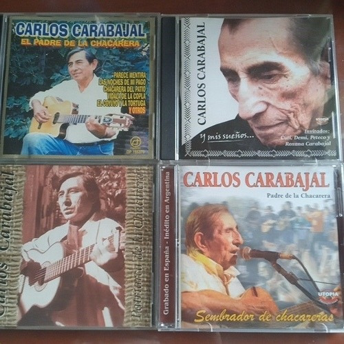 Carlos Carabajal. Lote De 4 Cd. 