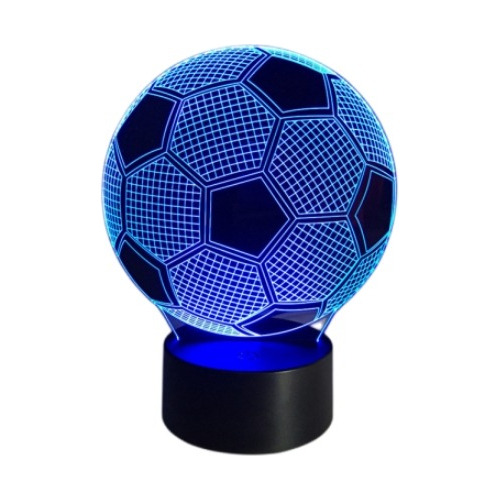 Luz De Noche, Lampara Ilusión 3d Balón De Fútbol, Lámparas