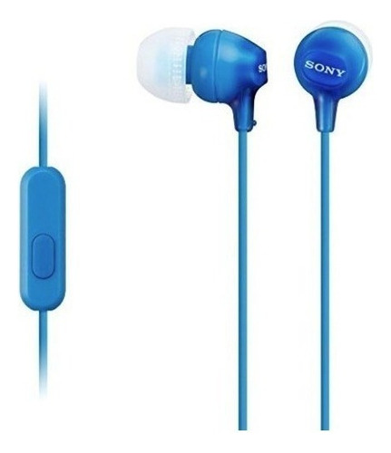 Audifonos Sony Originales Color Azul Botones Microfono Contr