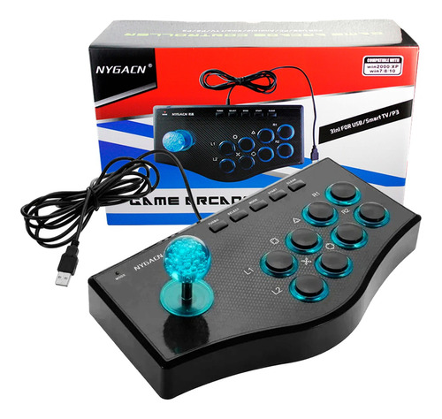 Joystick Pc Ps2 Ps Arcade Android Fichines  Smart Tv 