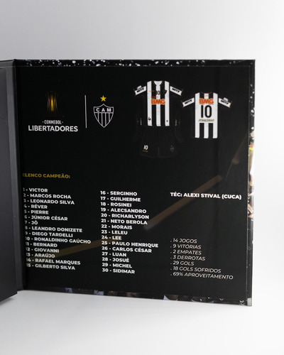 Medalhão Campeão Libertadores 2013 Atlético Mineiro